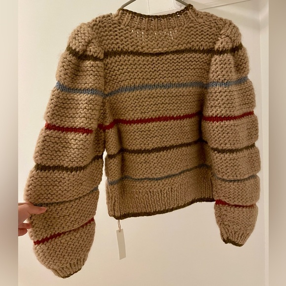 NWT Christy Dawn Leandra Cardigan in Kaleidoscope Stripe size XS 💙♥️💚💛🧡 - Picture 3 of 6